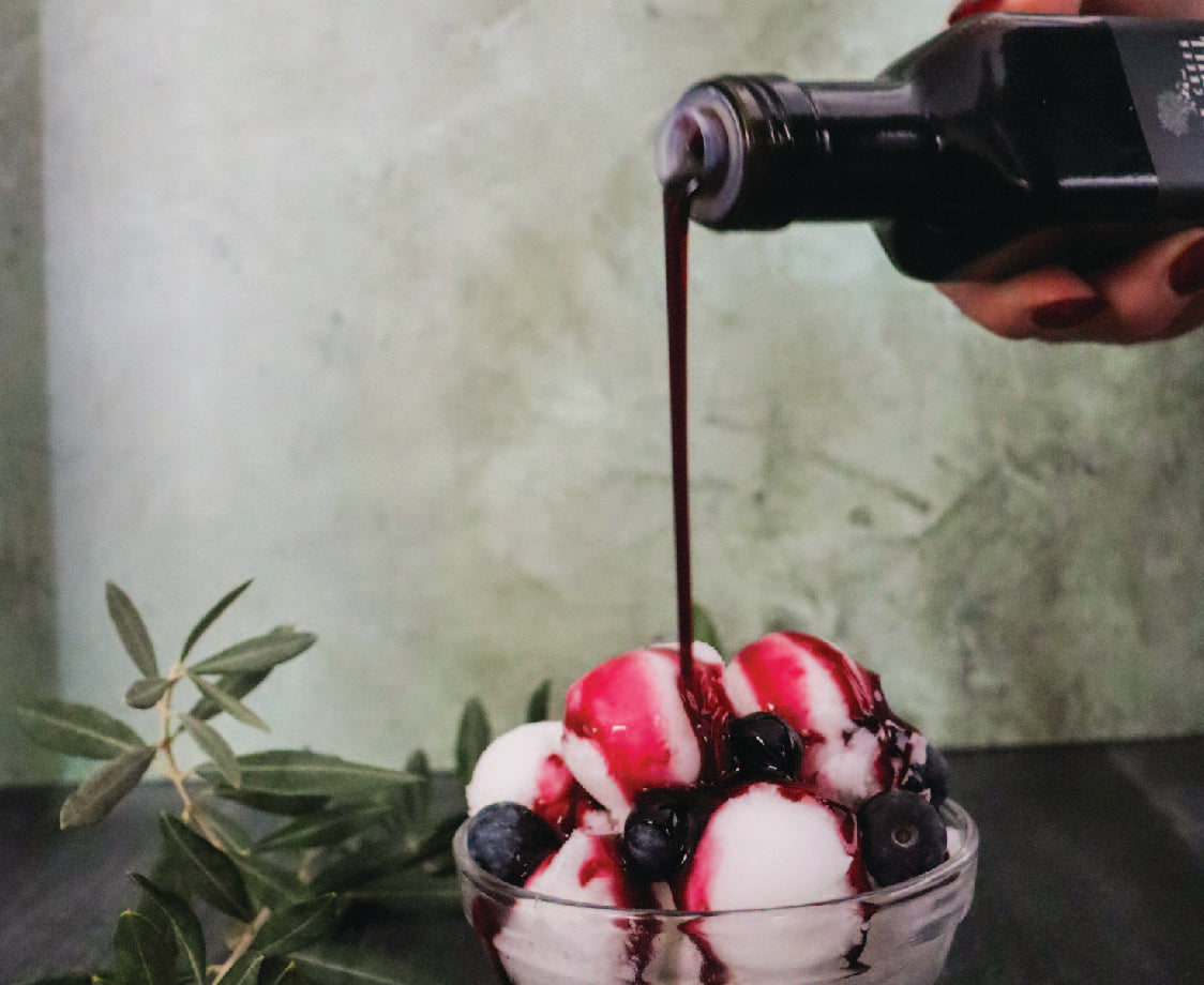 BLUEBERRY WHITE BALSAMIC REDUCTION