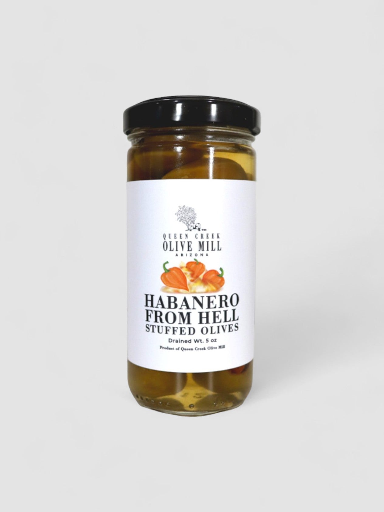 HABANERO FROM HELL STUFFED OLIVES