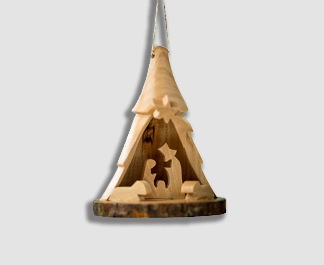 BARK 3D TREE W/ NATIVITY