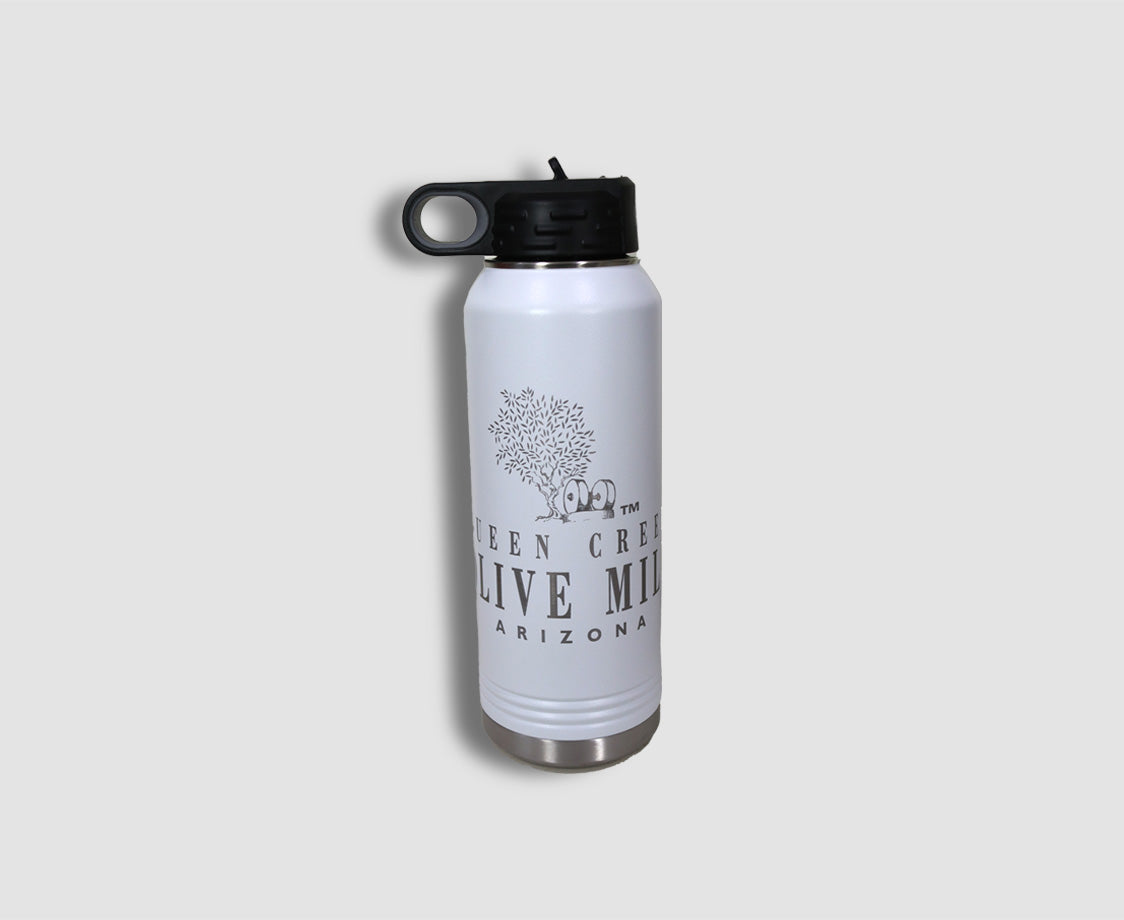 White Logo Bottle - 32oz